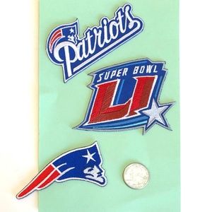 Patriots Patch NFL iron on Football Team Superbowl